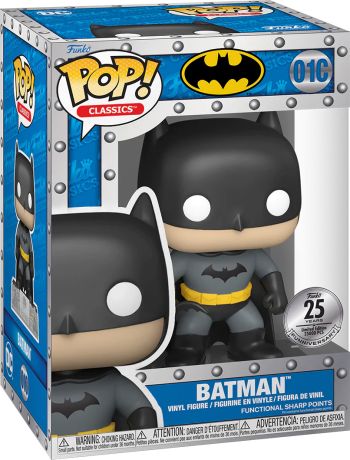 Figurine Funko Pop Batman [DC] #01 Batman (spéciale 25 ans)