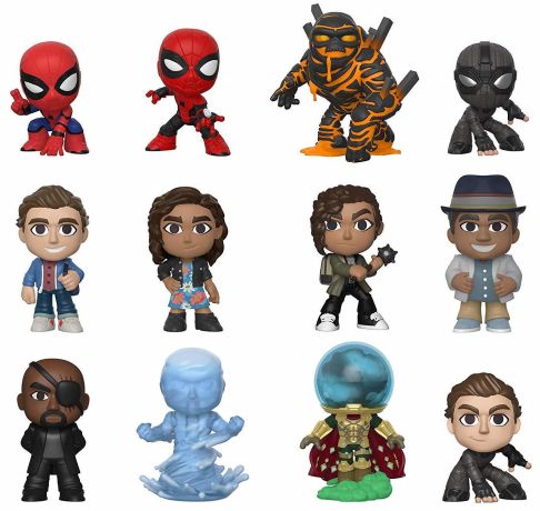 Figurine Funko Mystery Minis Spider-Man : Far from Home [Marvel] Spider-Man : Far From Home - 12 Figurines