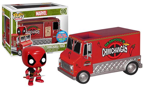 Figurine Funko Pop Deadpool [Marvel] #10 Camion Rouge Chimichanga de Deadpool