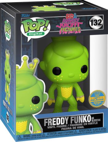 Figurine Funko Pop H.R. Pufnstuf #132 Freddy Funko en Sleestak - Digital Pop