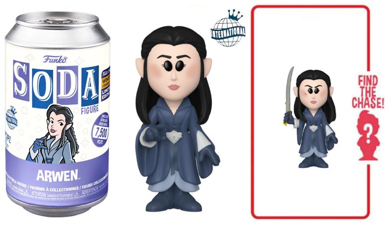 Figurine Funko Soda Le Seigneur des Anneaux Arwen (Canette Violette)