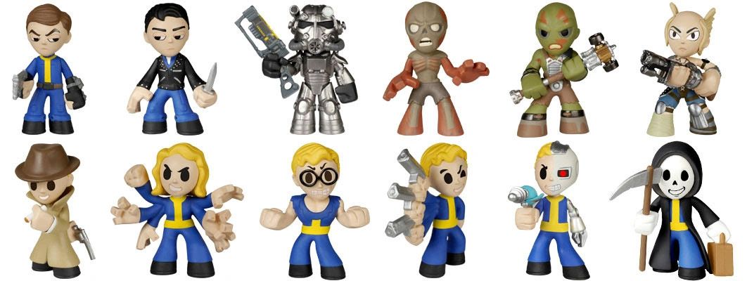 Figurine Funko Mystery Minis Fallout Fallout Série 1 - 12 Figurines