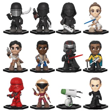 Figurine Funko Mystery Minis Star Wars 9 : L'Ascension de Skywalker L'Ascension de Skywalker - 12 Figurines