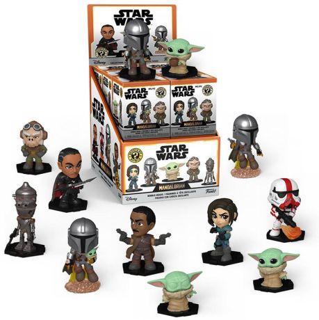 Figurine Funko Mystery Minis Star Wars : Le Mandalorien Le Mandalorien - 12 Figurines