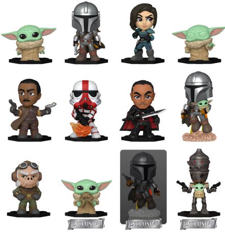 Figurine Funko Mystery Minis Star Wars : Le Mandalorien Le Mandalorien - 12 Figurines