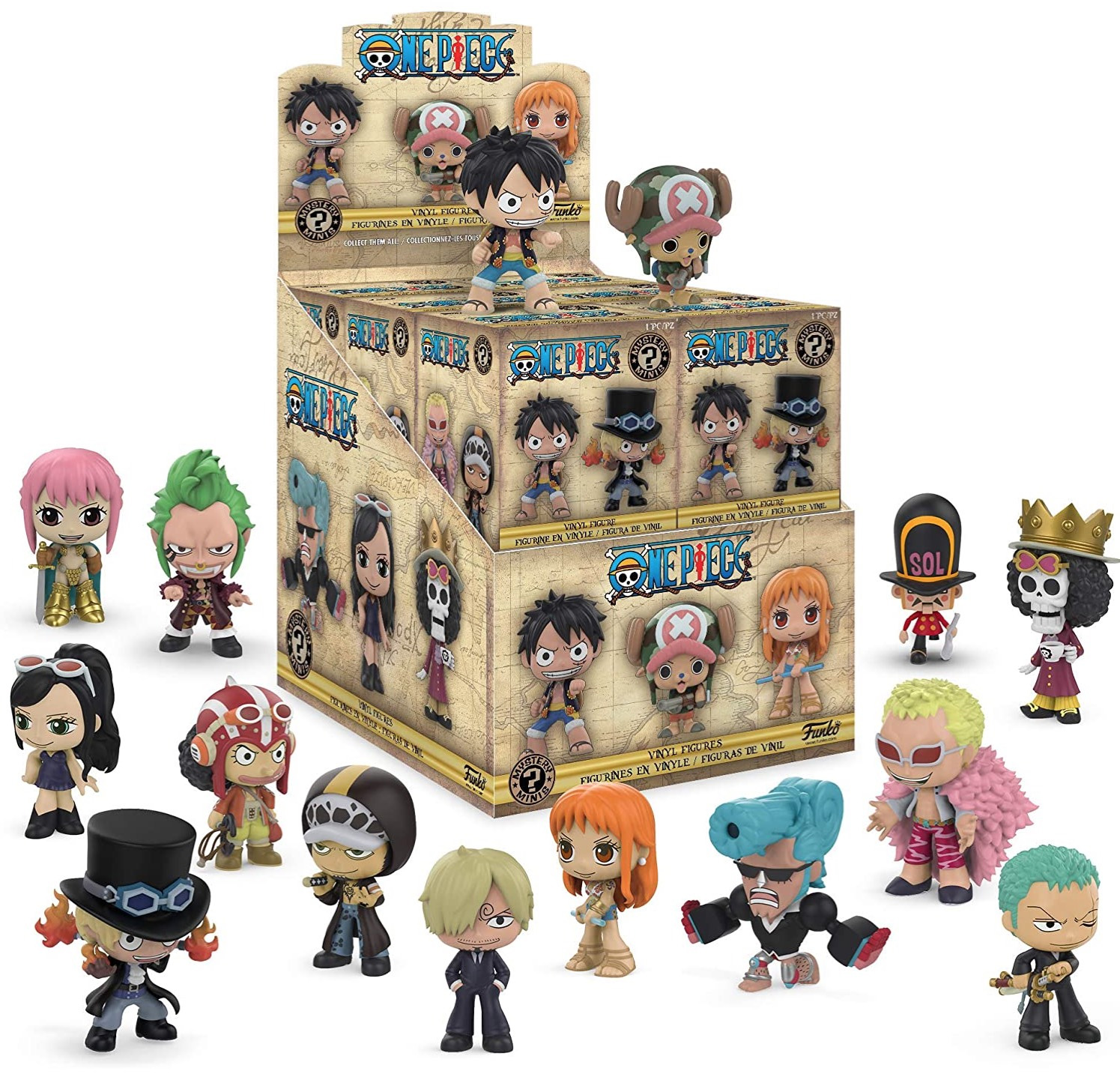 Figurine Mystery Minis One Piece pas cher One Piece 15 Figurines