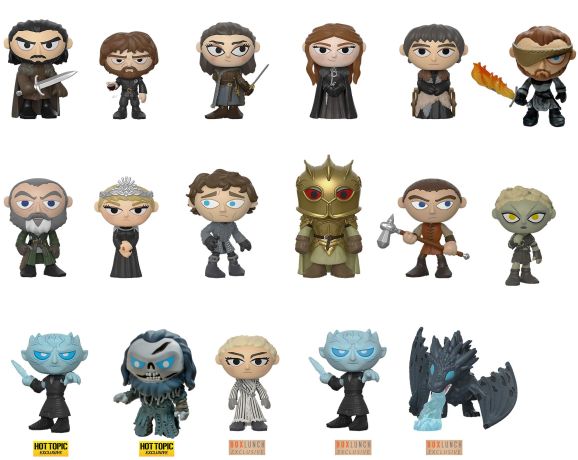 Figurine Funko Mystery Minis Game of Thrones Game Of Thrones Série 4 - 15 Figurines