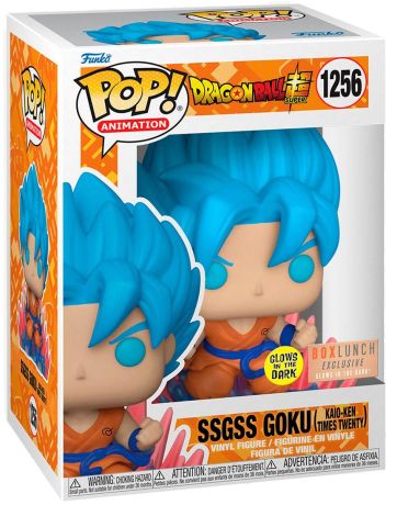 Figurine Pop Dragon Ball #1256 pas cher : Son Goku Super Saiyan Blue Kaiôken x20 - Glow in the Dark Figurine Pop Dragon Ball #1256 pas cher : Son Goku Super Saiyan Blue Kaiôken x20 - Glow in the Dark