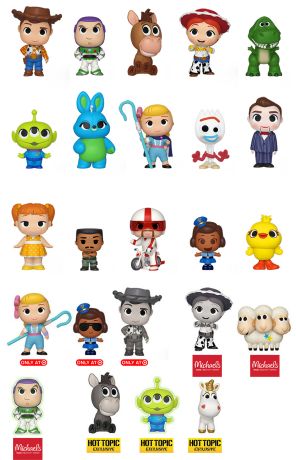 Figurine Funko Mystery Minis Toy Story 4 [Disney] Toy Story 4 - 15 Figurines