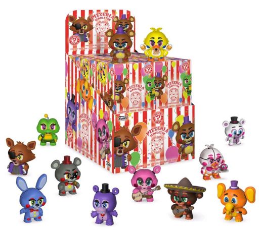 Figurine Funko Mystery Minis Five Nights at Freddy's FNAF Pizzeria Simulator Série 5 - 12 Figurines