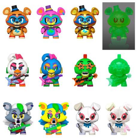 Figurine Funko Mystery Minis Five Nights at Freddy's FNAF Série 8 - 12 Figurines