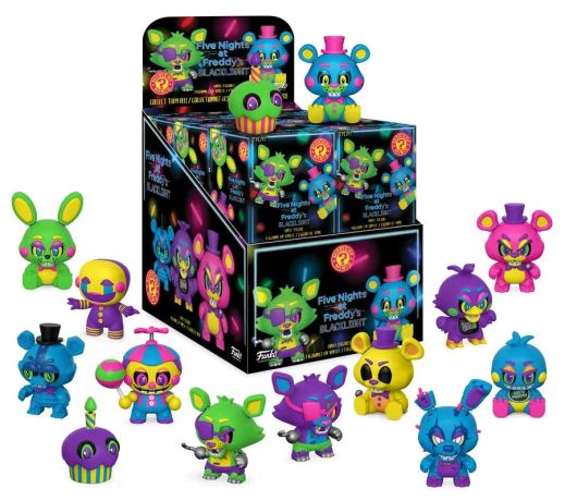 Figurine Funko Mystery Minis Five Nights at Freddy's FNAF Série 4 (Black light) - 14 Figurines