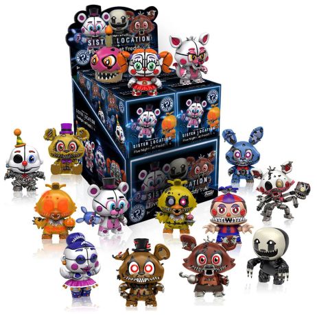 Figurine Funko Mystery Minis Five Nights at Freddy's FNAF Série 2 (Sister Location) - 15 Figurines