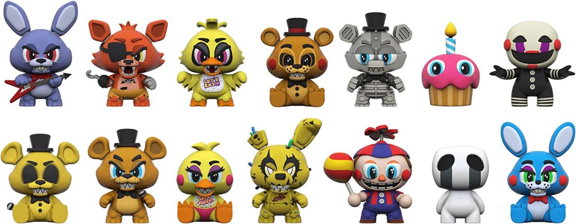 Figurine Funko Mystery Minis Five Nights at Freddy's FNAF Série 1 - 14 Figurines