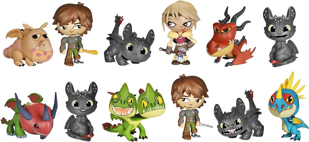 Figurine Funko Mystery Minis Dragons Dragons 2 - 12 Figurines