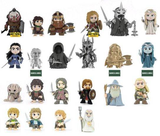 Figurine Funko Mystery Minis Le Seigneur des Anneaux Le Seigneur des Anneaux - 17 Figurines