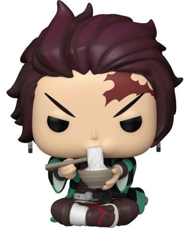 Figurine Funko Pop Demon Slayer #1304 Tanjiro (Mangeant des Nouilles)