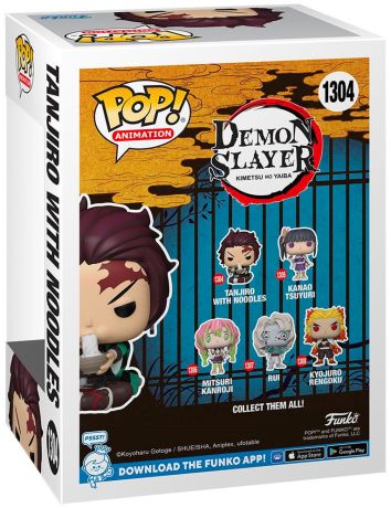 Figurine Funko Pop Demon Slayer #1304 Tanjiro (Mangeant des Nouilles)