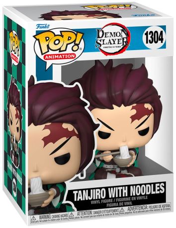 Figurine Funko Pop Demon Slayer #1304 Tanjiro (Mangeant des Nouilles)