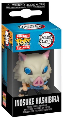 Figurine Funko Pop Demon Slayer Inosuke Hashibira - Porte-clés