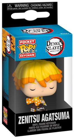 Figurine Funko Pop Demon Slayer Zenitsu Agatsuma - Porte-clés