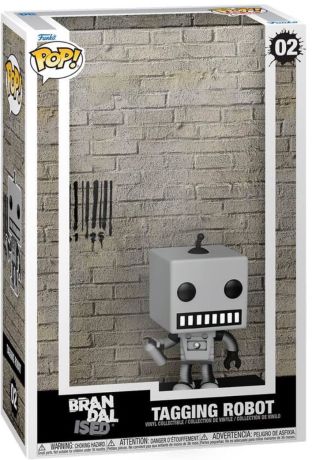 Figurine Funko Pop Brandalised #02 Tagging Robot - Art Cover