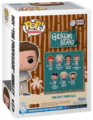 Figurine Funko Pop L'Île aux naufragés #1333 Roy Hinkley Jr., le Professeur
