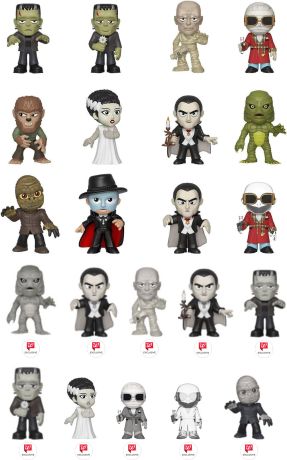 Figurine Funko Mystery Minis Universal Monsters Universal Monsters - 12 Figurines