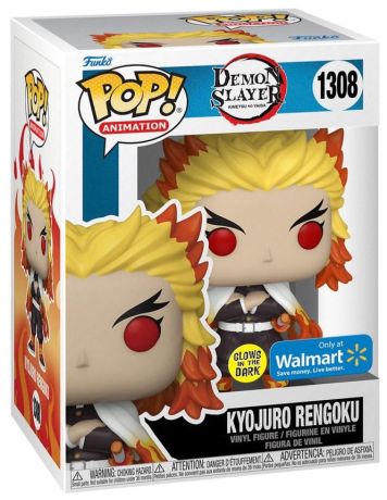 Figurine Funko Pop Demon Slayer #1308 Kyojuro Rengoku - Glow in the Dark