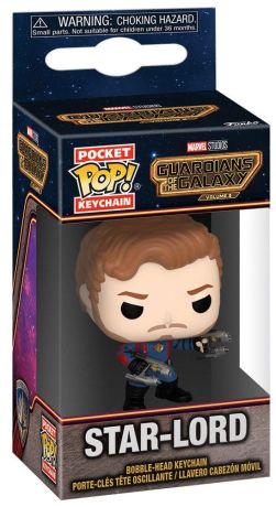 Figurine Funko Pop Les Gardiens de la Galaxie Vol. 3 [Marvel] Star-Lord - Porte-clés