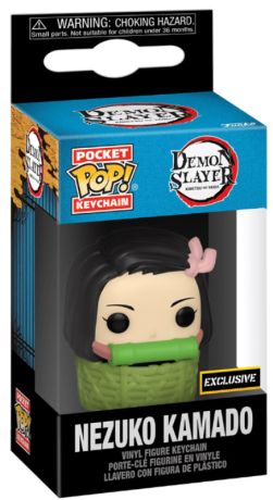 Figurine Funko Pop Demon Slayer Nezuko Kamado dans le panier - Porte-clés