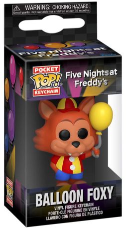 Figurine Funko Pop Five Nights at Freddy's Foxy Ballon - Porte-clés
