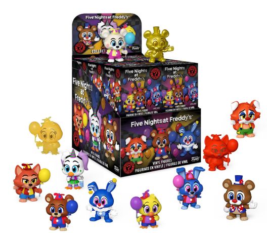 Figurine Funko Mystery Minis Five Nights at Freddy's FNAF Cirque et Ballons - 12 Figurines