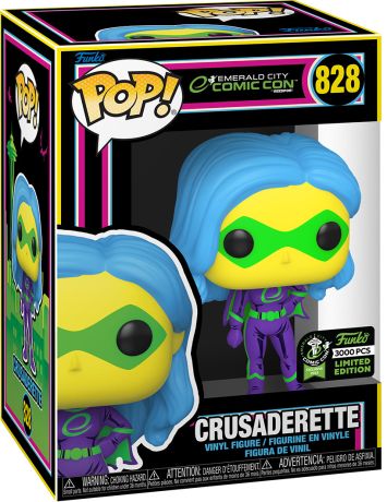 Figurine Funko Pop Icônes de Pub #828 Crusaderette - Black Light