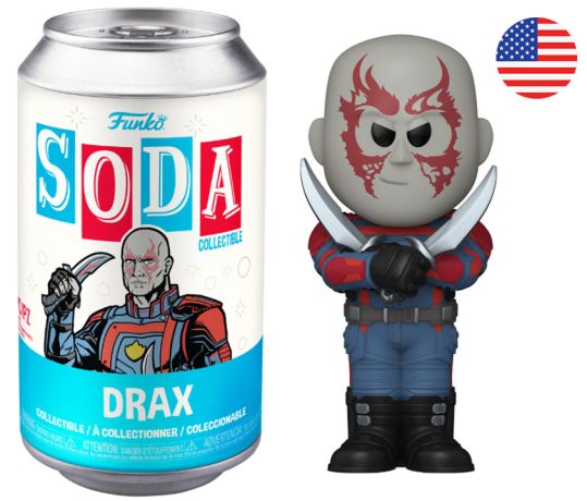 Figurine Funko Soda Les Gardiens de la Galaxie Vol. 3 [Marvel] Drax (Canette Bleue)