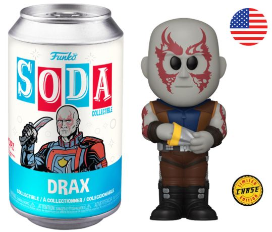 Figurine Funko Soda Les Gardiens de la Galaxie Vol. 3 [Marvel] Drax (Canette Bleue) [Chase]
