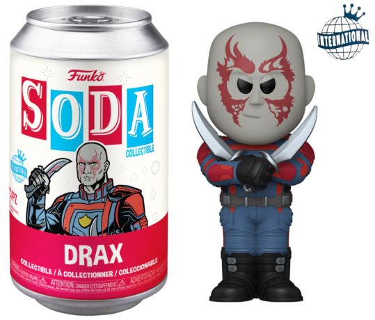 Figurine Funko Soda Les Gardiens de la Galaxie Vol. 3 [Marvel] Drax (Canette Rouge)