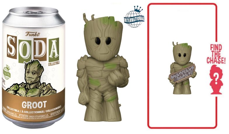 Figurine Funko Soda Les Gardiens de la Galaxie Vol. 3 [Marvel] Groot (Canette Marron)