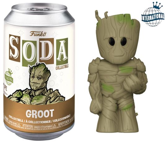 Figurine Funko Soda Les Gardiens de la Galaxie Vol. 3 [Marvel] Groot (Canette Marron)