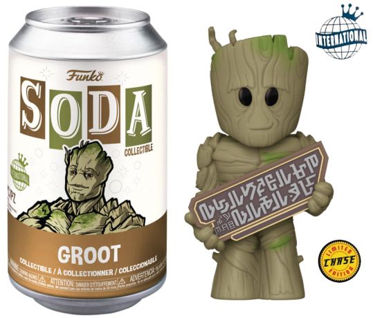 Figurine Funko Soda Les Gardiens de la Galaxie Vol. 3 [Marvel] Groot (Canette Marron) [Chase]