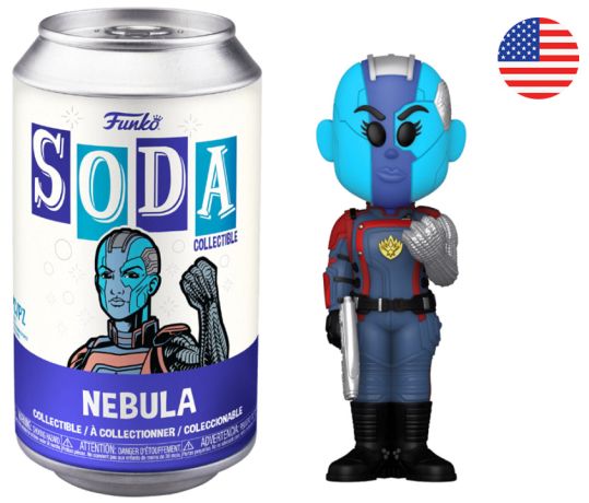 Figurine Funko Soda Les Gardiens de la Galaxie Vol. 3 [Marvel] Nebula (Canette Violette)