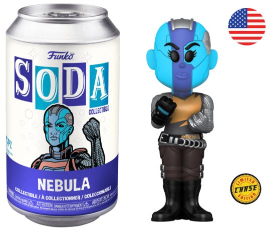 Figurine Funko Soda Les Gardiens de la Galaxie Vol. 3 [Marvel] Nebula (Canette Violette) [Chase]