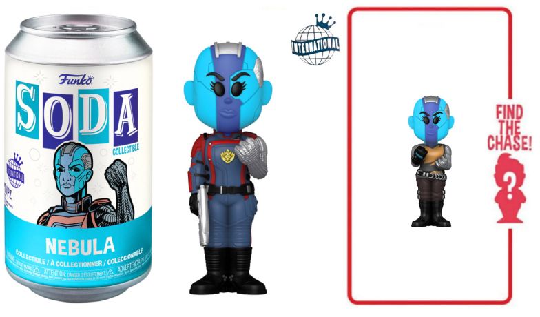 Figurine Funko Soda Les Gardiens de la Galaxie Vol. 3 [Marvel] Nebula (Canette Bleue)