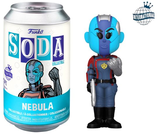 Figurine Funko Soda Les Gardiens de la Galaxie Vol. 3 [Marvel] Nebula (Canette Bleue)
