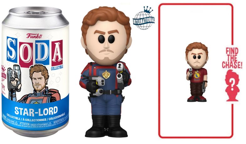 Figurine Funko Soda Les Gardiens de la Galaxie Vol. 3 [Marvel] Star-Lord (Canette Bleue)