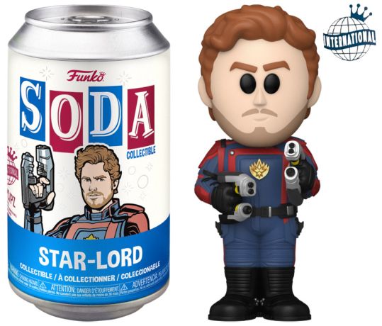 Figurine Funko Soda Les Gardiens de la Galaxie Vol. 3 [Marvel] Star-Lord (Canette Bleue)