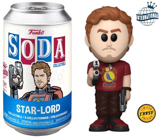 Figurine Funko Soda Les Gardiens de la Galaxie Vol. 3 [Marvel] Star-Lord (Canette Bleue) [Chase]