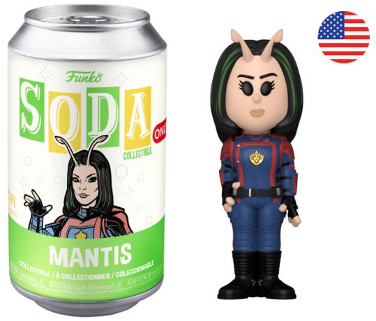 Figurine Funko Soda Les Gardiens de la Galaxie Vol. 3 [Marvel] Mantis (Canette Verte)