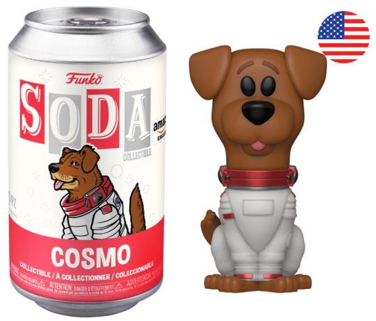 Figurine Funko Soda Les Gardiens de la Galaxie Vol. 3 [Marvel] Cosmo (Canette Rouge)