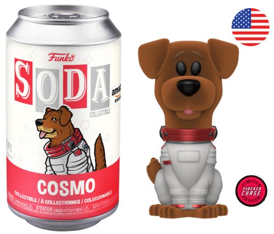 Figurine Funko Soda Les Gardiens de la Galaxie Vol. 3 [Marvel] Cosmo (Canette Rouge) [Chase]